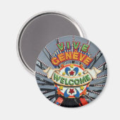 vive genève magneet (Voorkant / Achterkant)