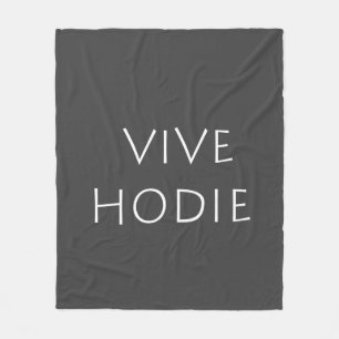 Vive hodie fleece deken