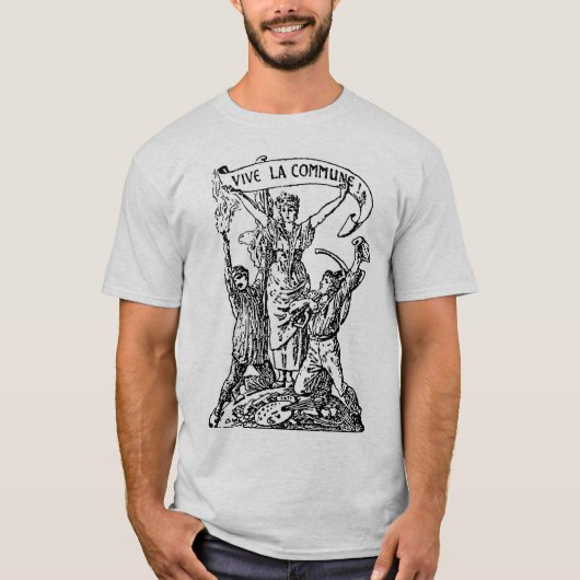 Vive La Commune T-shirt (Voorkant)