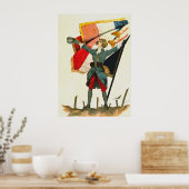Vive la France 1918 Poster (Keuken)