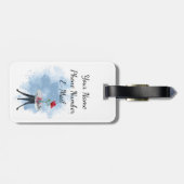 Vive la France AcrylBagagelabel Bagagelabel (Achterkant horizontaal)