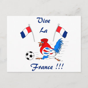 Vive La France Briefkaart
