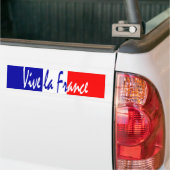 Vive La France - Bumpersticker van de Franse patri (Op Truck)