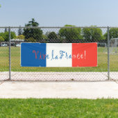 Vive La France Franse vlag Spandoek (Insitu)