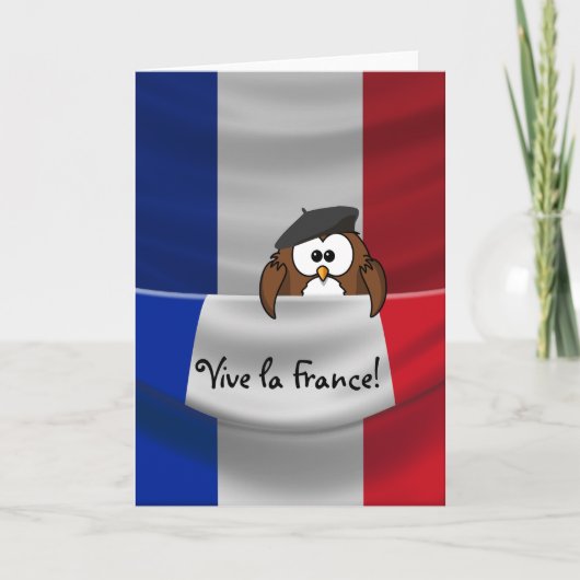 Vive la France! Kaart (Voorkant)