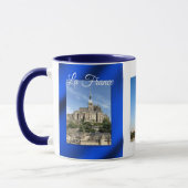 Vive La France Paris Drapeau français Photo Mug (Gauche)