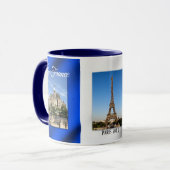Vive La France Paris Drapeau français Photo Mug (Devant gauche)