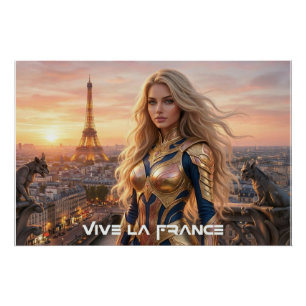 VIVE LA FRANKRIJK - PARIS PERFECT POSTER