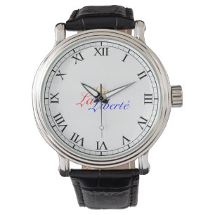 Vive La Liberté - Let Freedom Live French Horloge