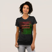 Vive la Palestine T-shirt féminin en détresse (Devant entier)
