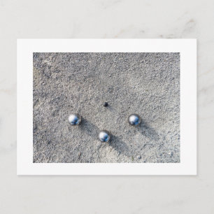 VIVE LA PETANQUE! LES BOULES! BRIEFKAART