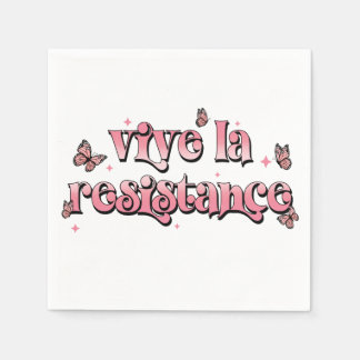 Vive la Resistance Napkins Servet