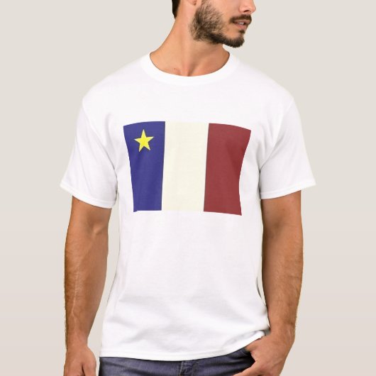 vive l'acadie! t-shirt (Voorkant)