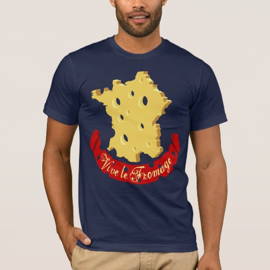 Vive le Fromage T-shirt (Voorkant)