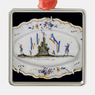 Vive le Roi et la Nation 1790" Metalen Ornament