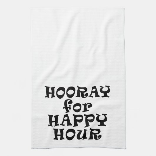 VIVE LE SERVIETTE DE L'HEUREUSE HEURE (Vertical)