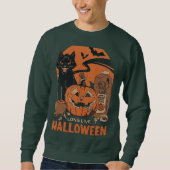 Vive le Sweatshirt d'équipage d'Halloween (Devant)