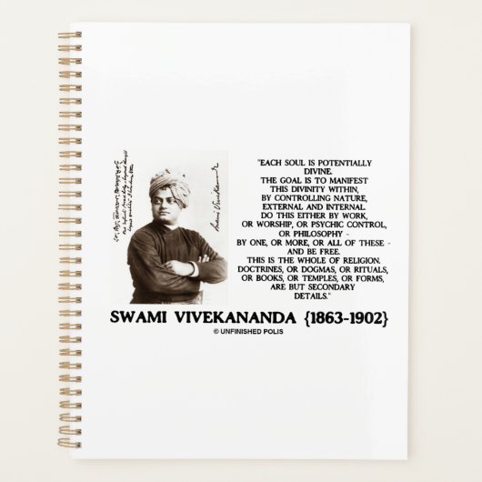 Vivekananda Chaque Âme Potentiellement Divine Soye (Devant)
