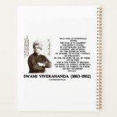Vivekananda Chaque Âme Potentiellement Divine Soye (Dos)