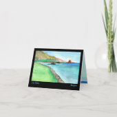 Vivent Aloha la carte de voeux, peinture de Maui (Devant)