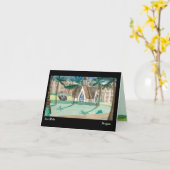 Vivent Aloha la carte de voeux, peinture de Maui (Fleur jaune)