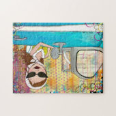 "Vivent le puzzle dans soleil" (Horizontal)