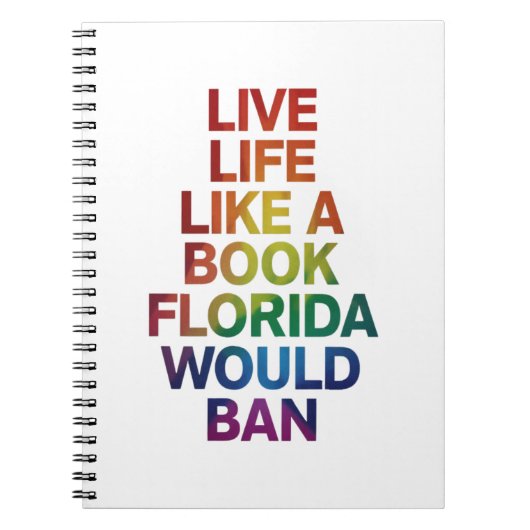 Vivez comme le livre que la Floride interdirait Ca (Devant)