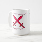 Vivez comme une tasse de guerrier (Devant gauche)