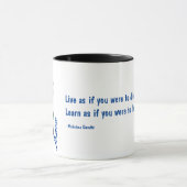 Vivez et apprenez la tasse de yoga (Centre)