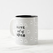 Vivez hors d'Espagne avec de mignons fantômes Mug (Devant gauche)