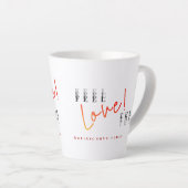 Vivez la passion ... Ressentez la Mug Love Latte (Angle droit)