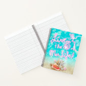 Vivez la vie Mer - Ocean Shell Beach Carnet  (Intérieur)