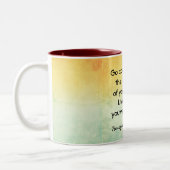 Vivez la vie — Mug de café (Gauche)