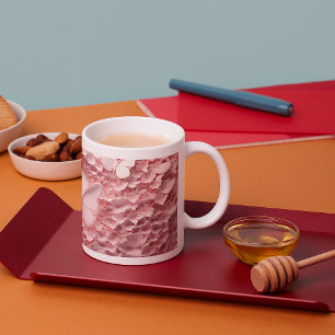 Vivez le charme : Mug Pastel Rose Papillon 3D
