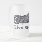 Vivez pour monter la tasse de bière au néon de (Devant gauche)