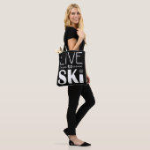 Vivez pour skier sac (Sur le modèle)
