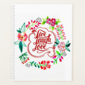 Vivez, riez, aimez floral  (Devant)