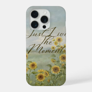 Vivez Simplement Le Moment Champ De Tournesols Est