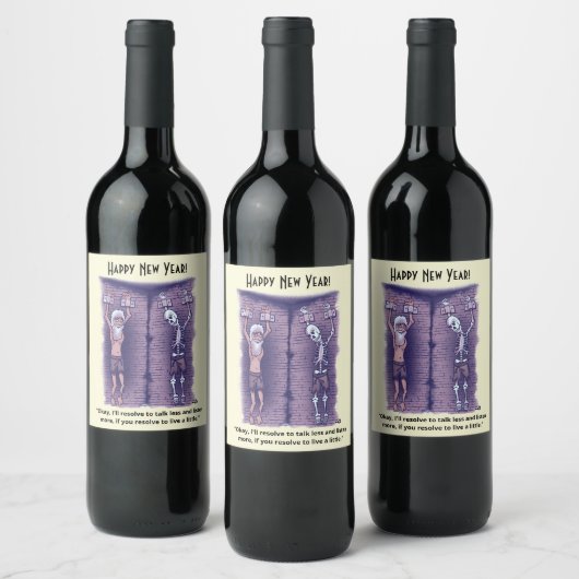 Vivez Un Peu De Vins Étiquettes (Bouteilles)