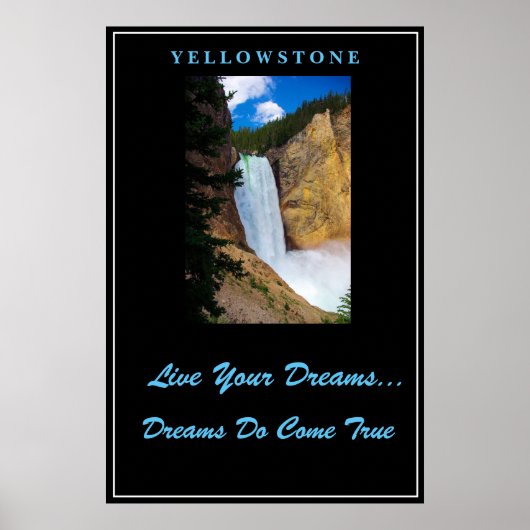 Vivez vos rêves Poster Yellowstone (Devant)