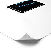 Vivez vos rêves Poster Yellowstone (Coin)