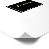 Vivez vos rêves Poster Yellowstone (Coin)