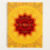 Vivez votre vie Meilleure planificateur Art déco (Devant)