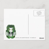 "Vivian" Carte postale Cybergoth Dark Industrial F (Dos)