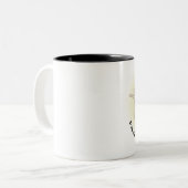 Vivian Vertebrae "Ik heb je rug!" KoffieMok Tweekleurige Koffiemok (Voorkant links)