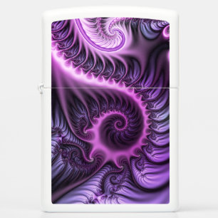 Vivid Abstract Cool Pink Paars Fractal Art Spiral