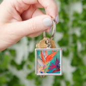 Vivid Birds of Paradise Sleutelhanger (Hand)