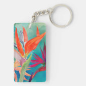 Vivid Birds of Paradise Sleutelhanger (achterkant)