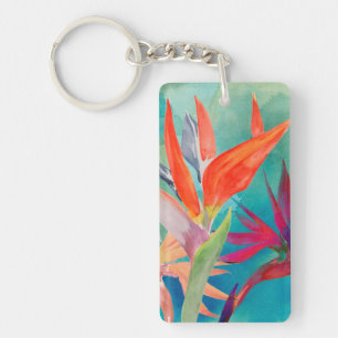 Vivid Birds of Paradise Sleutelhanger