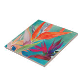 Vivid Birds of Paradise Tegeltje (Zijkant)